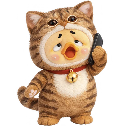 📞 Стикер «Утенок котенок» для Telegram