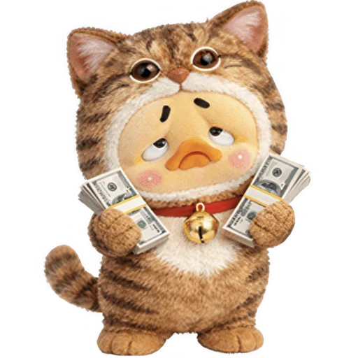 🤑 Стикер «Утенок котенок» для Telegram