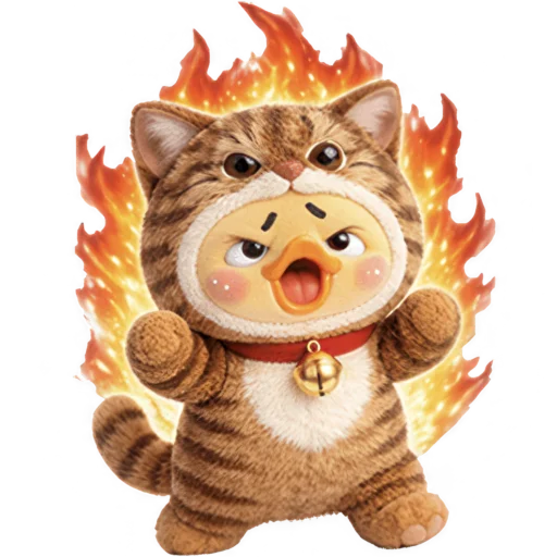 🔥 Стикер «Утенок котенок» для Telegram
