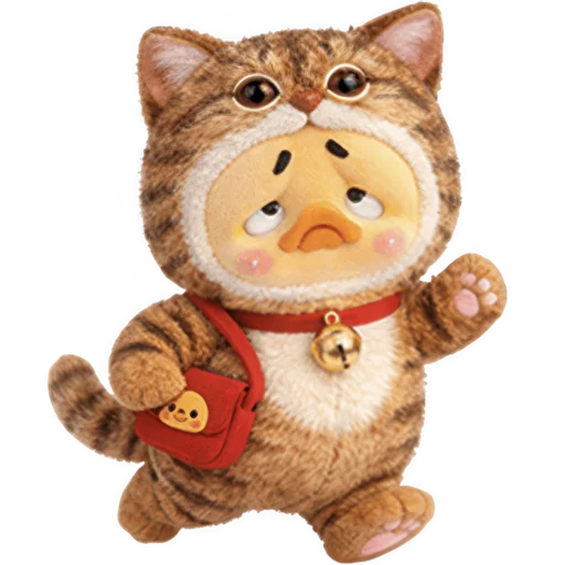 🏃‍♂‍➡️ Стикер «Утенок котенок» для Telegram