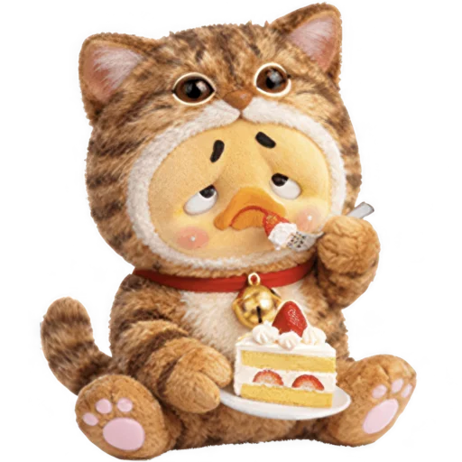 🍰 Стикер «Утенок котенок» для Telegram