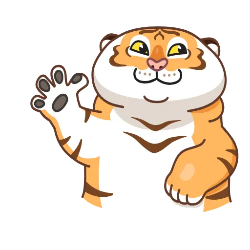 👍 Стикер «Grumpy Tiger» для Telegram