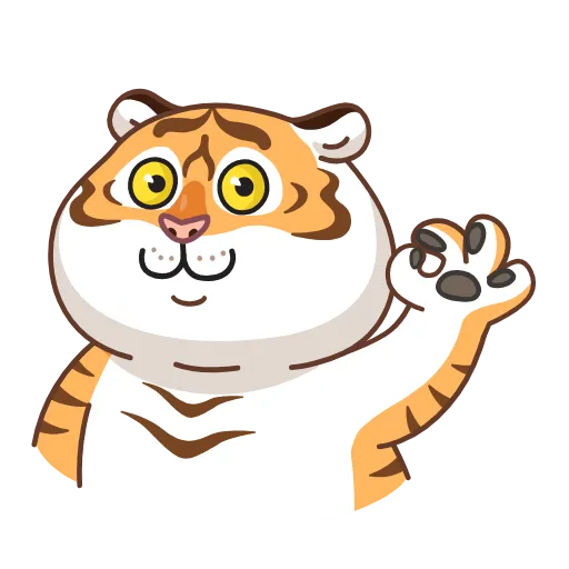 👌 Стикер «Grumpy Tiger» для Telegram