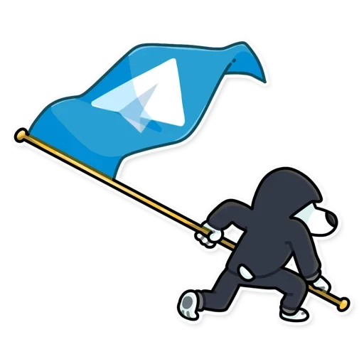 🏁 Стикер «Telegrammers» для Telegram