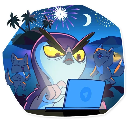 😕 Стикер «Telegrammers» для Telegram
