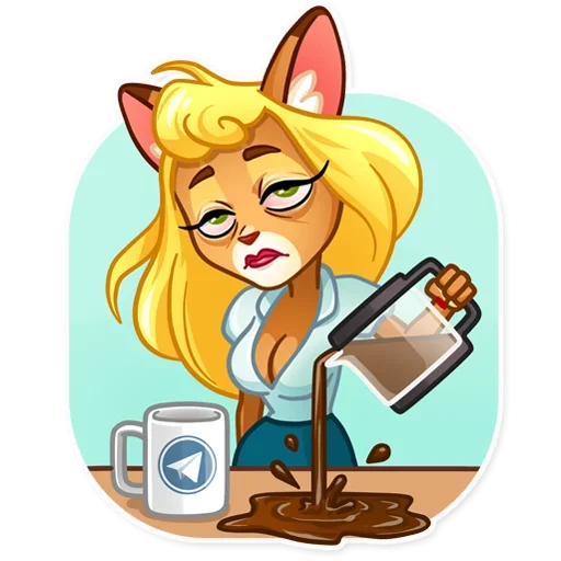 😓 Стикер «Telegrammers» для Telegram