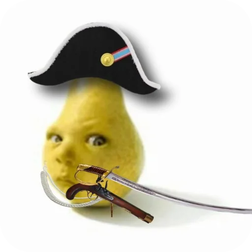 🐦 Стикер «груши» для Telegram