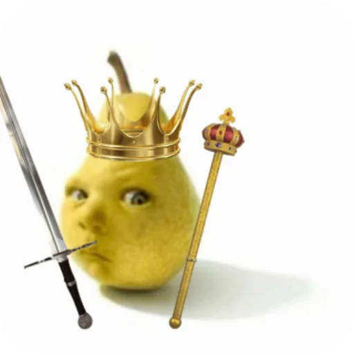 👑 Стикер «груши» для Telegram