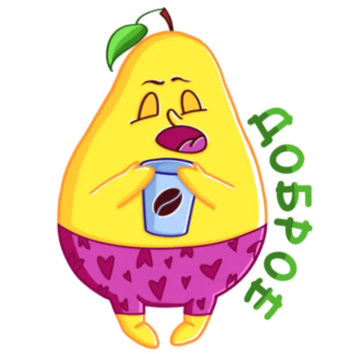 🥱 Стикер «Грушовица» для Telegram