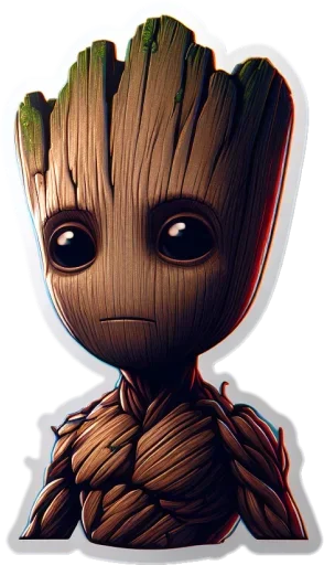 🗿 Стикер «Грут» для Telegram