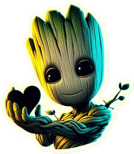 😘 Стикер «Грут» для Telegram
