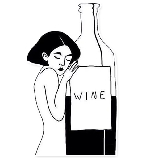 🍷 Стикер «Sad Stickers» для Telegram