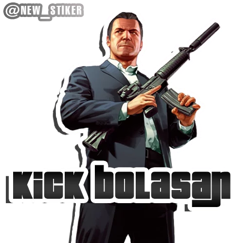 🔘 Стикер «GTA V» для Telegram