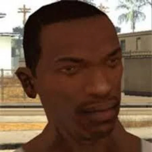 👨‍🦲 Стикер «GTA» для Telegram