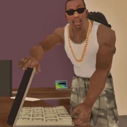 😳 Стикер «Gta faces» для Telegram