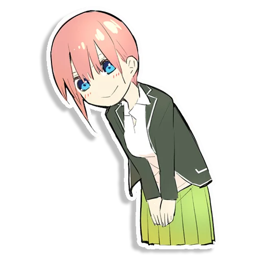 Стикерпак Gotoubun no Hanayome для Telegram