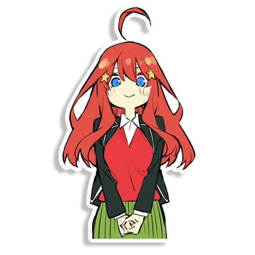 🍔 Стикер «Gotoubun no Hanayome» для Telegram