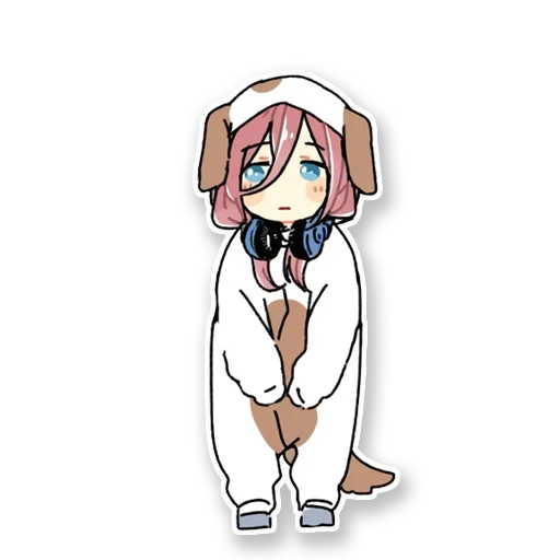 🐶 Стикер «Gotoubun no Hanayome» для Telegram