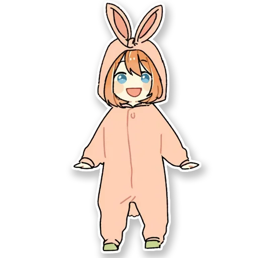 🐰 Стикер «Gotoubun no Hanayome» для Telegram