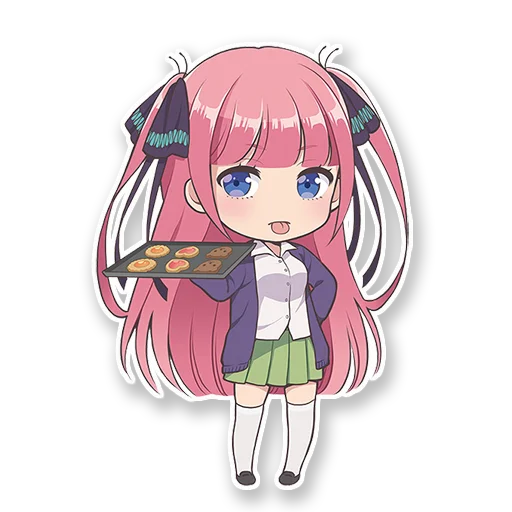 😋 Стикер «Gotoubun no Hanayome» для Telegram
