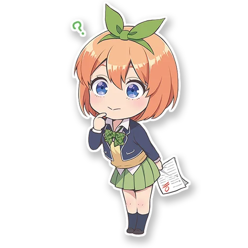 🤔 Стикер «Gotoubun no Hanayome» для Telegram