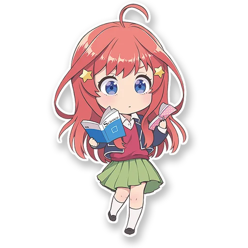 😕 Стикер «Gotoubun no Hanayome» для Telegram