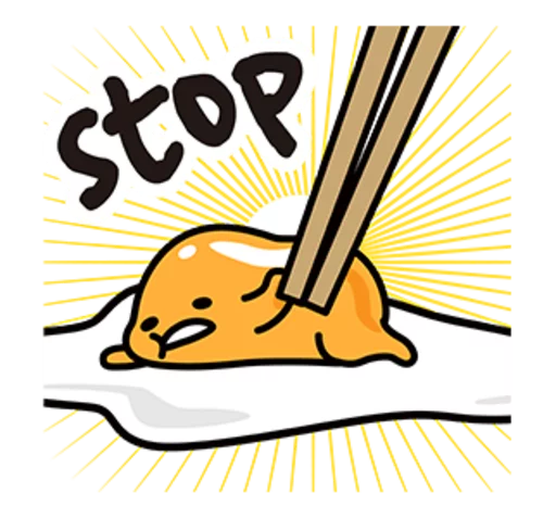 😟 Стикер «Gudetama» для Telegram