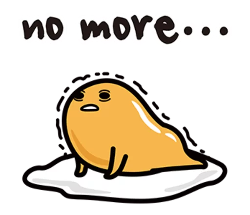 😕 Стикер «Gudetama» для Telegram