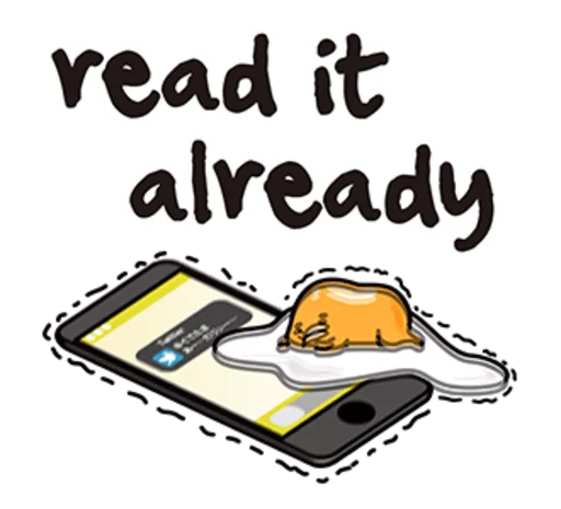 😐 Стикер «Gudetama» для Telegram