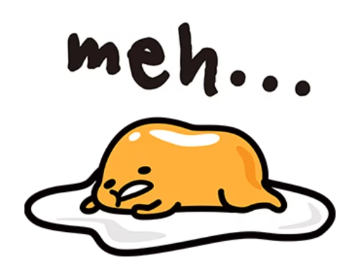 Стикерпак Gudetama для Telegram