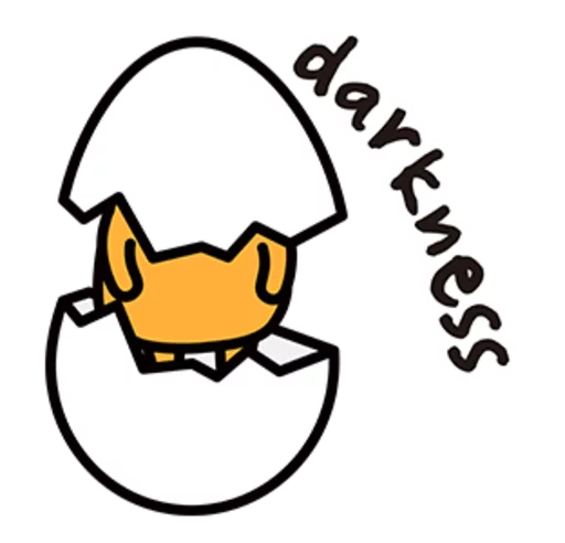 🌚 Стикер «Gudetama» для Telegram