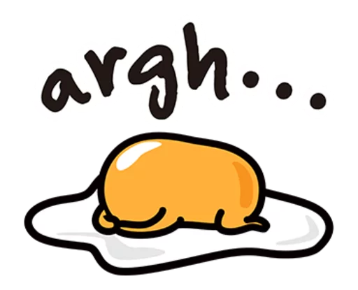 😠 Стикер «Gudetama» для Telegram