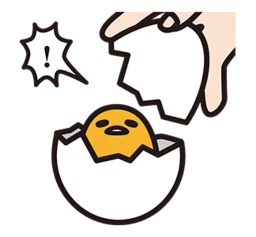 ❗ Стикер «Gudetama» для Telegram