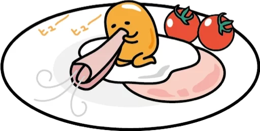 🍅 Стикер «Gudetama for Svikipiki» для Telegram