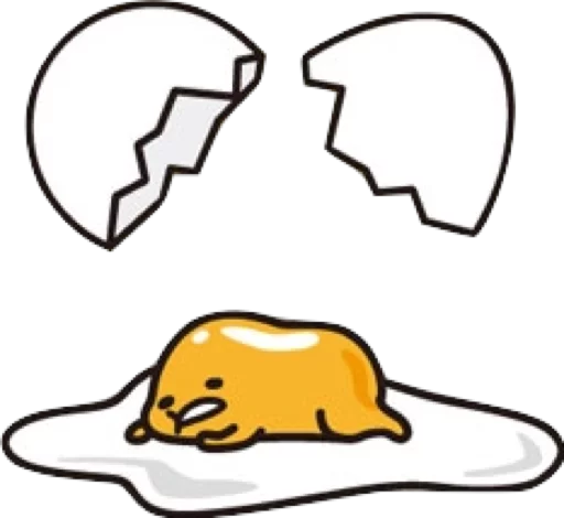 💔 Стикер «Gudetama for Svikipiki» для Telegram
