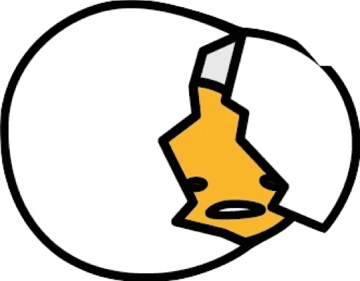 👀 Стикер «Gudetama for Svikipiki» для Telegram