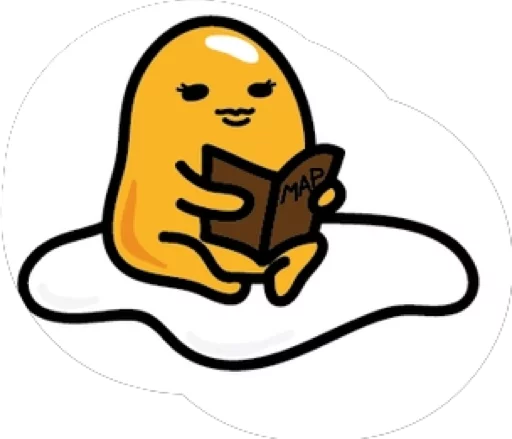 📖 Стикер «Gudetama for Svikipiki» для Telegram