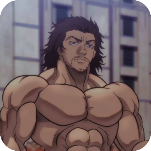 💪 Стикер «Baki the Grappler» для Telegram