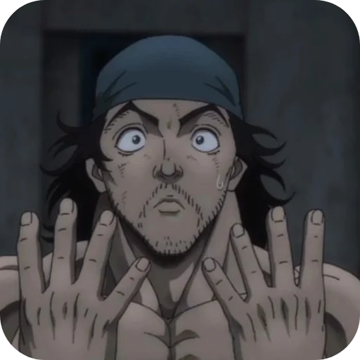 😨 Стикер «Baki the Grappler» для Telegram