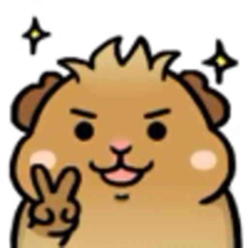 ✌ Эмодзи «Guinea Pig» для Telegram
