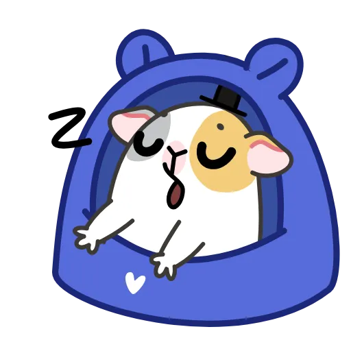 😴 Стикер «Guinea Pig» для Telegram