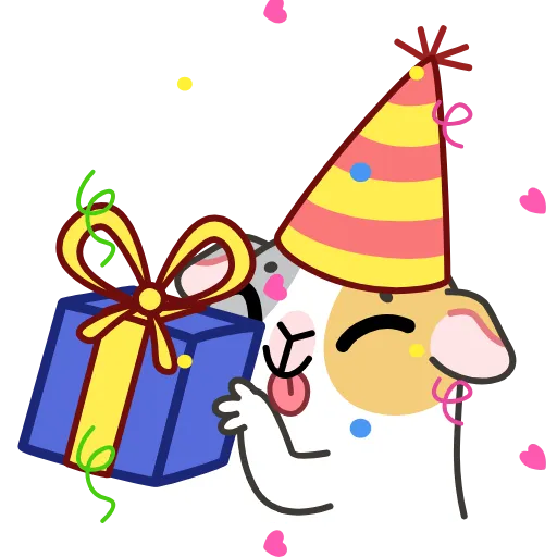 🥳 Стикер «Guinea Pig» для Telegram