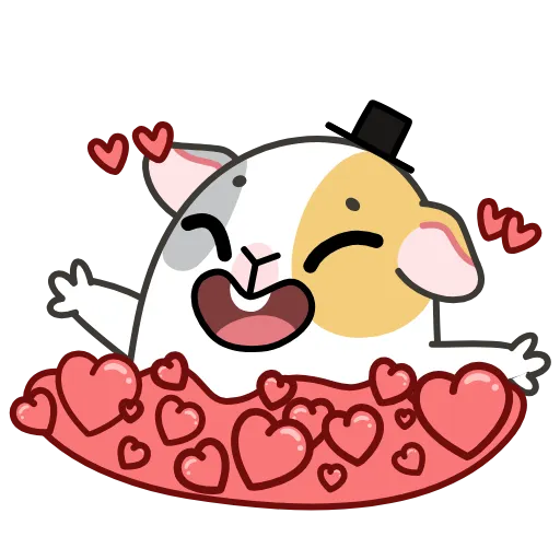 🥰 Стикер «Guinea Pig» для Telegram