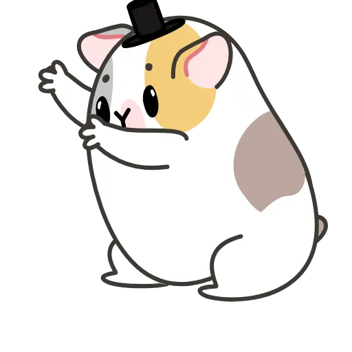 🙇‍♀ Стикер «Guinea Pig» для Telegram