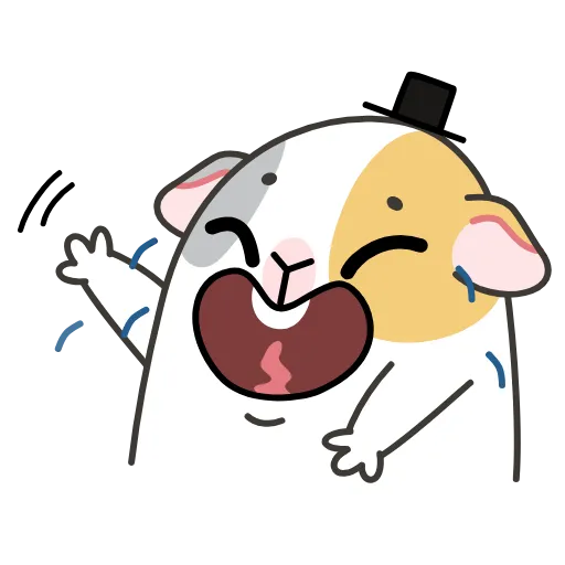 🤣 Стикер «Guinea Pig» для Telegram