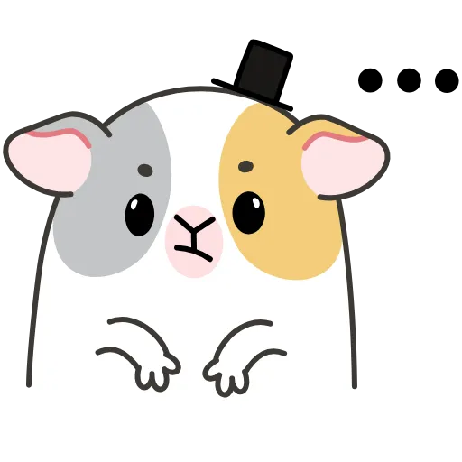 🤔 Стикер «Guinea Pig» для Telegram