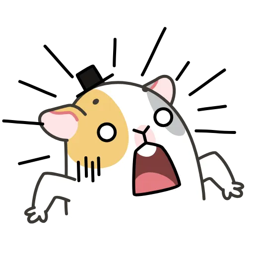 😱 Стикер «Guinea Pig» для Telegram