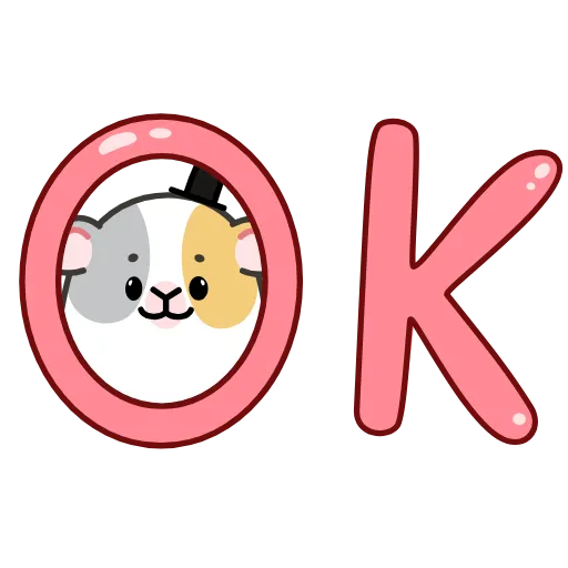 👌 Стикер «Guinea Pig» для Telegram