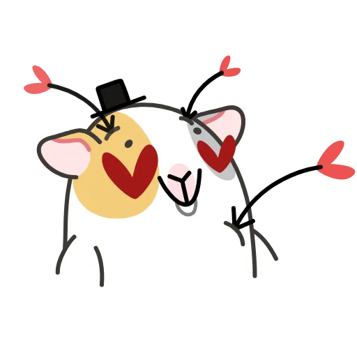 😍 Стикер «Guinea Pig» для Telegram