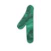 💚 Эмодзи «Зелёные буквы, цифры» для Telegram